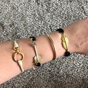 PURA VIDA gold metal set. Bundle to save!